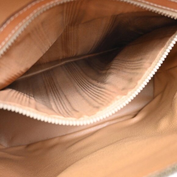 CELINE Macadam Pattern 2Way Shoulder Bag PVC Leather Brown Italy GHW 31TA030 - Picture 14 of 16